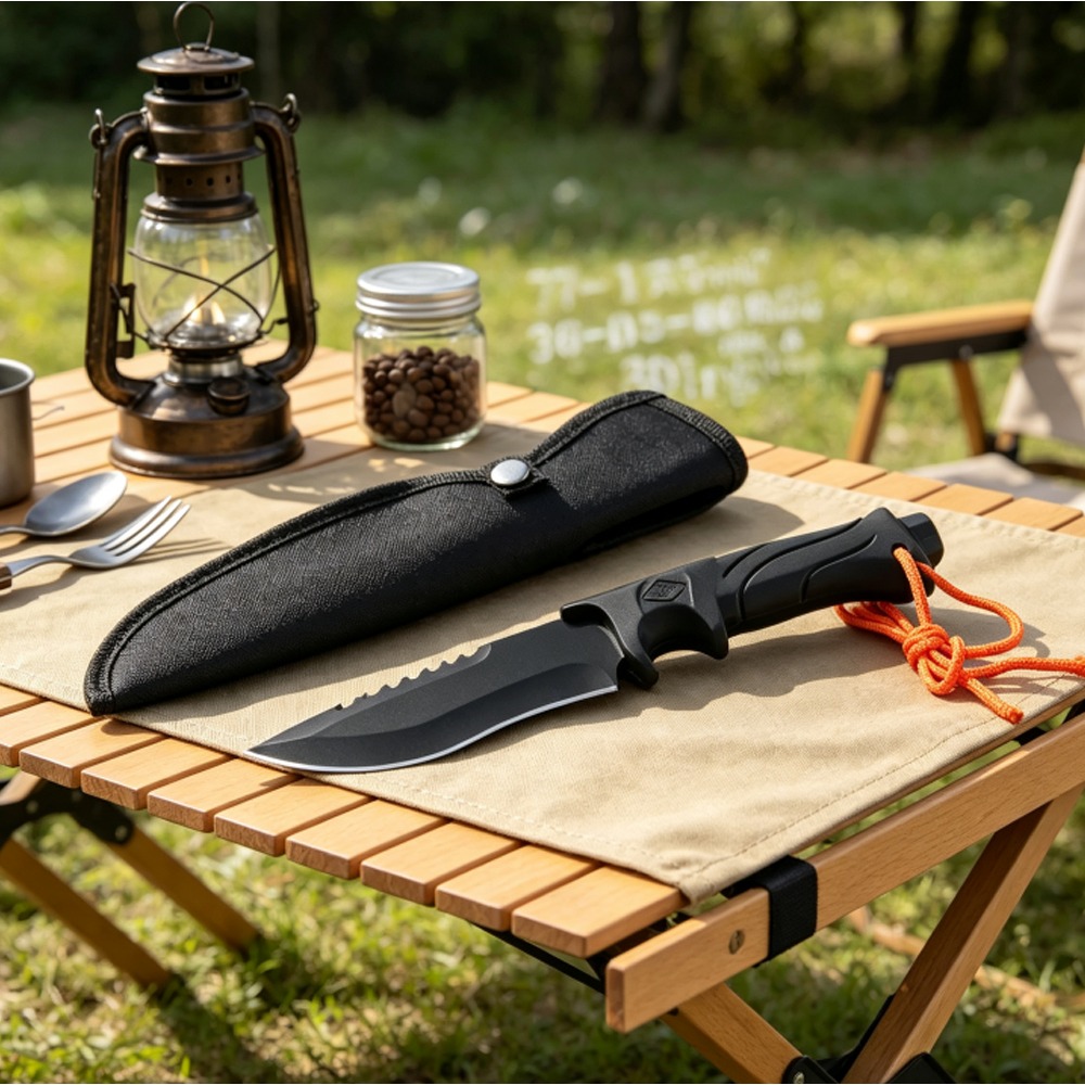 Bushcraft Knife Fixed - Multi-Purpose Camping Survival EDC Knife Fixed