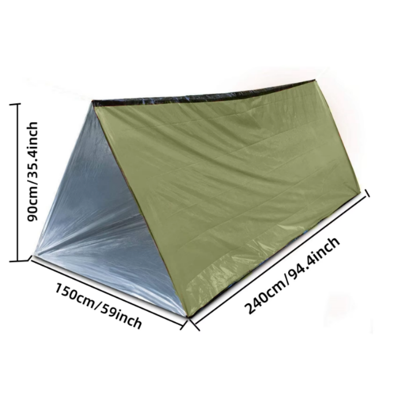 Waterproof Reusable 2 Person M - Emergency Mylar Tent recension och pris