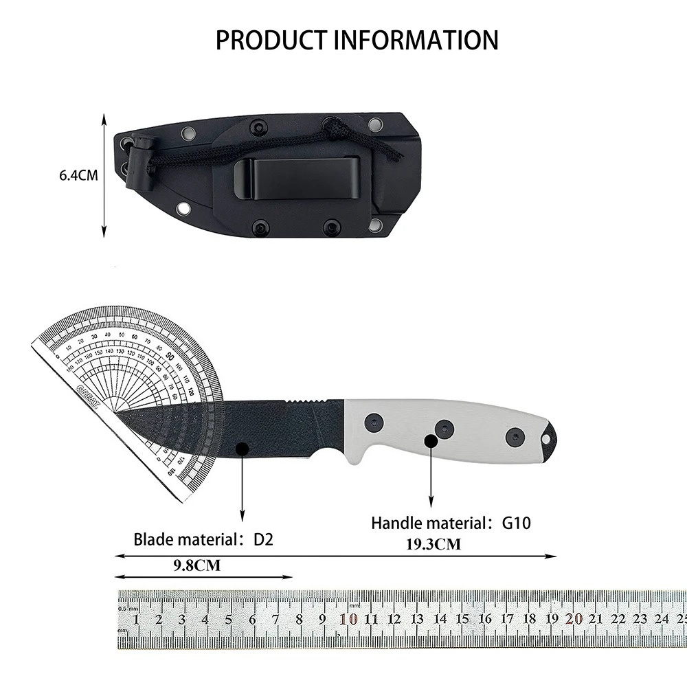 Pocket Jungle Adventure Climbi - Bushcraft Knife Fixed recension och pris