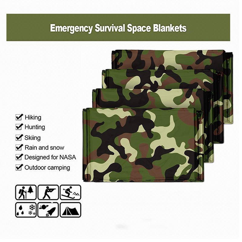 1pcs Emergency Thermal Blanket - Emergency Poncho Rain recension och pris