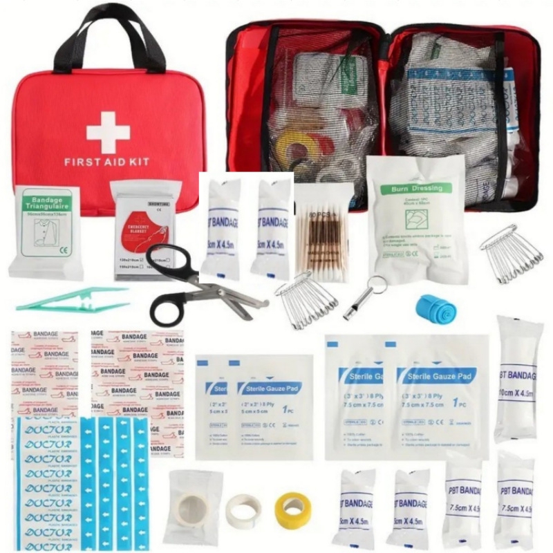 173Pcs First Aid Kit Full Set  - Bivy Bag Emergency recension och pris
