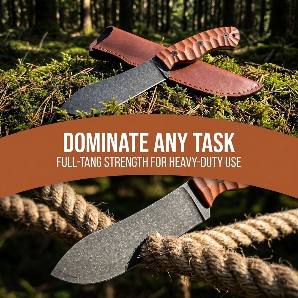 Durable Camping Fishing Portab - Bushcraft Knife Fixed recension och pris