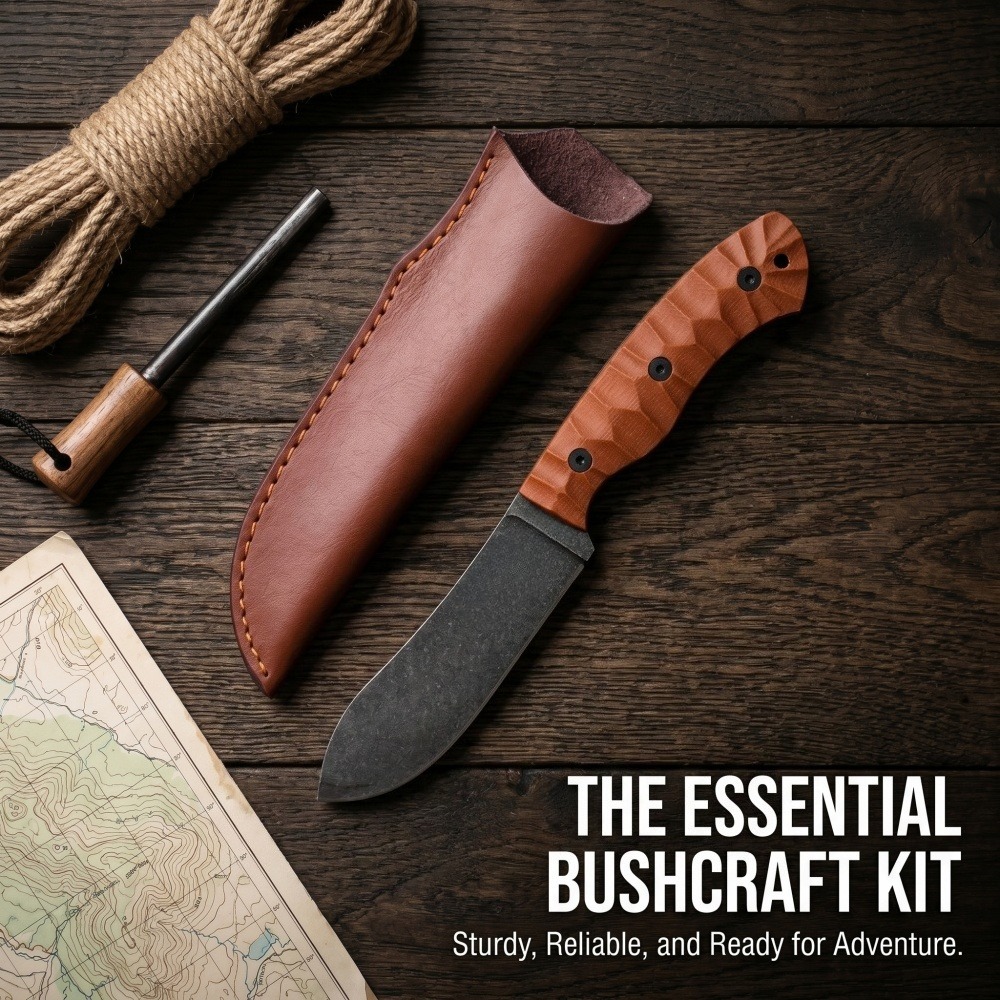 Durable Camping Fishing Portab - Bushcraft Knife Fixed recension och pris