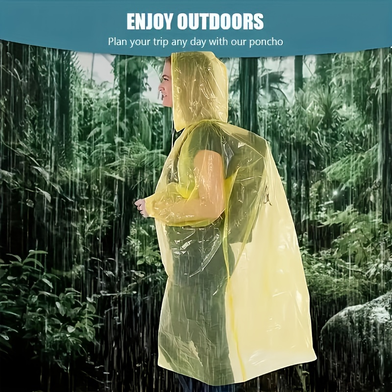 5/10Pcs Disposable Waterproof  - Emergency Poncho Rain recension och pris