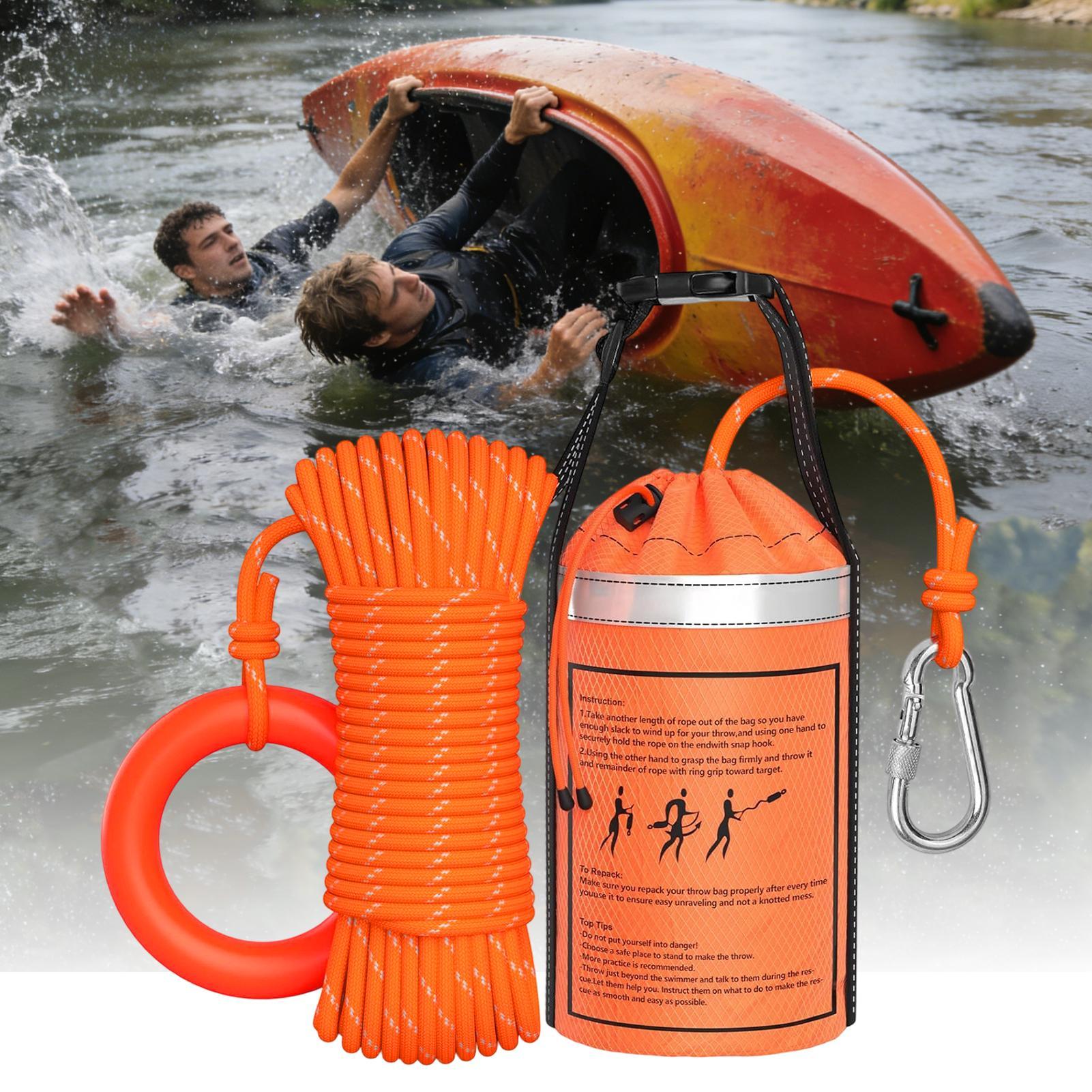 Water Rescue Throw Bag With Ro - Rescue Rope Throw recension och pris