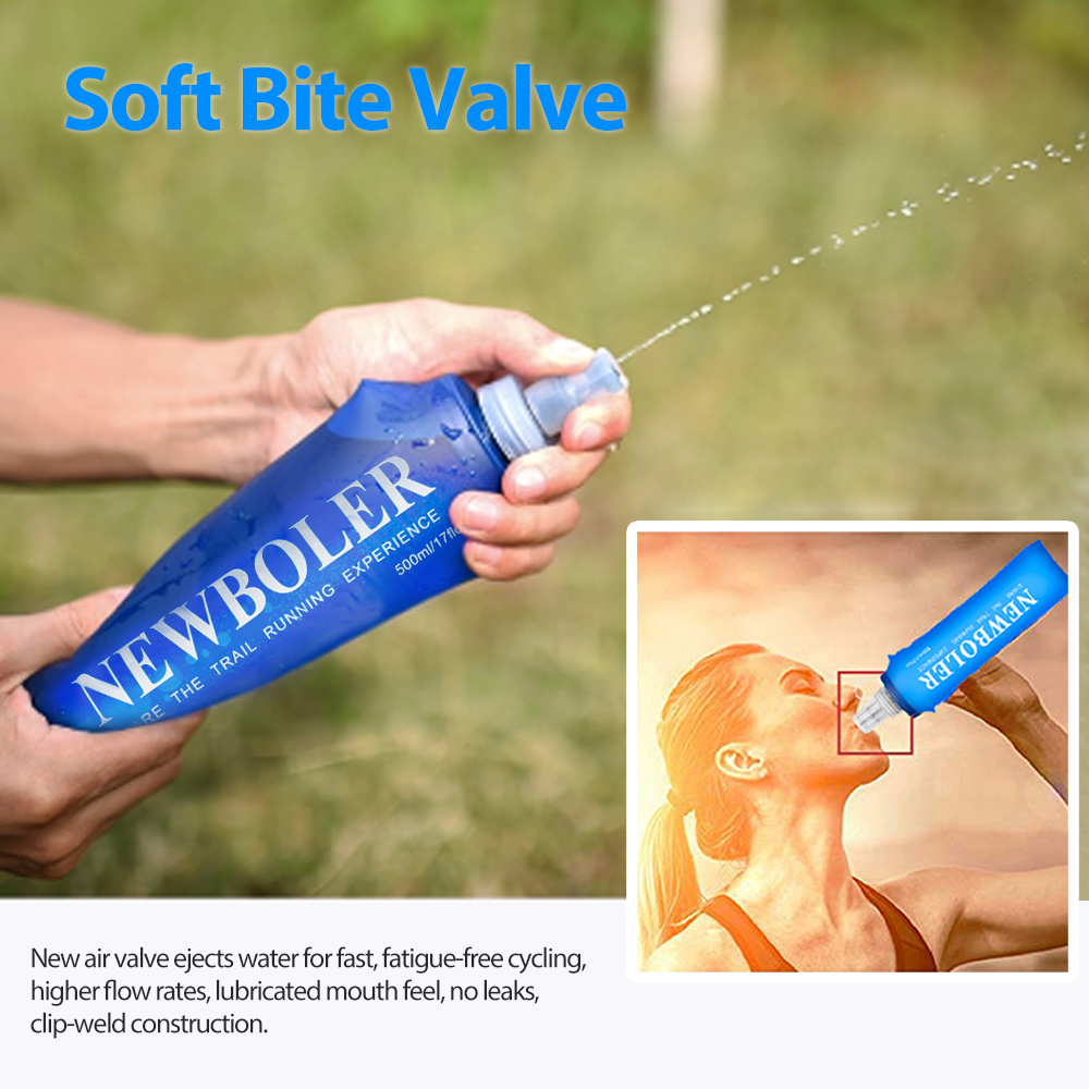 750ML Water Bottle TPU Folding - Water Bag Collapsible recension och pris