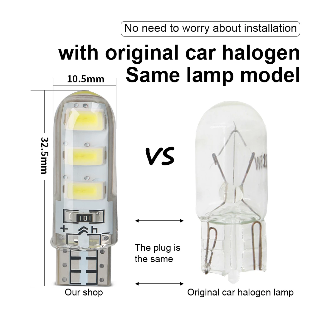 2×t10 strobe light car led pos - Sos Light Strobe recension och pris