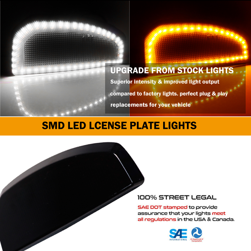 2pcs Switchback LED Side Mirro - Signal Panel Orange recension och pris