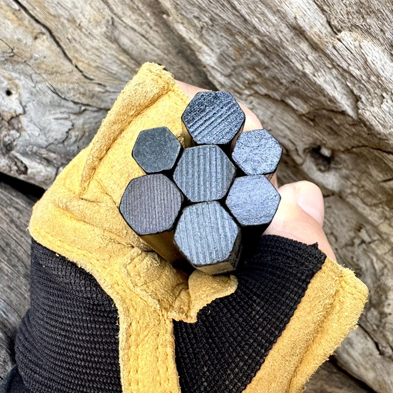 Hand Woven Rope Hexagonal Flin - Magnesium Fire Starter recension och pris