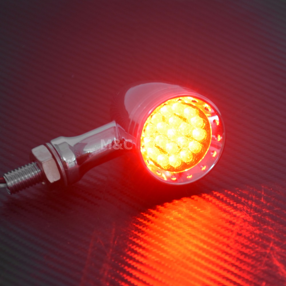 Motorcycle LED Turn Signal Bul - Signal Panel Orange recension och pris