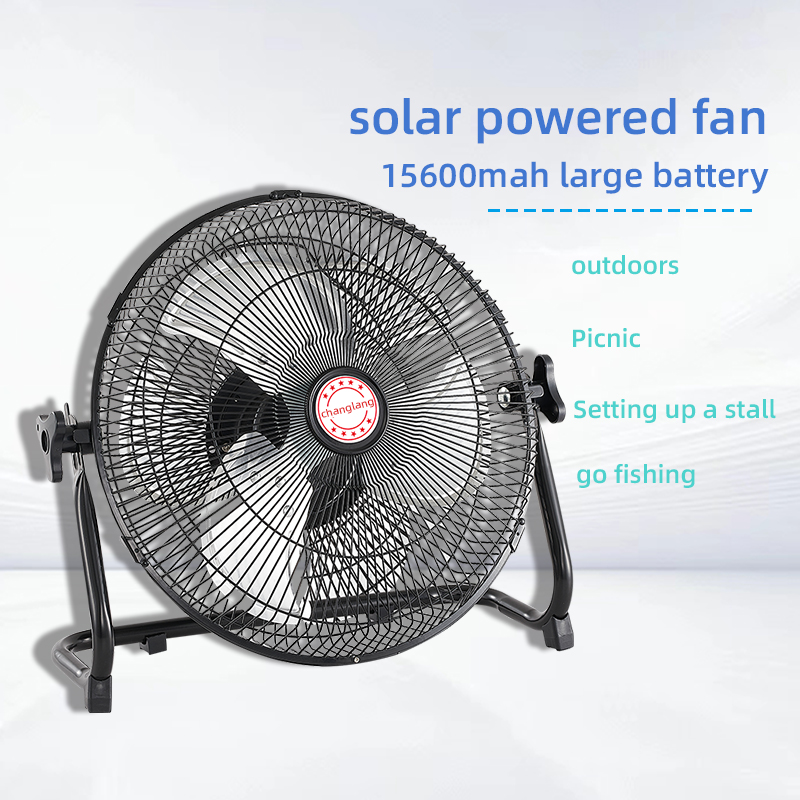 14 Inch Portable Solar Fan,Rec - Solar Emergency Charger recension och pris
