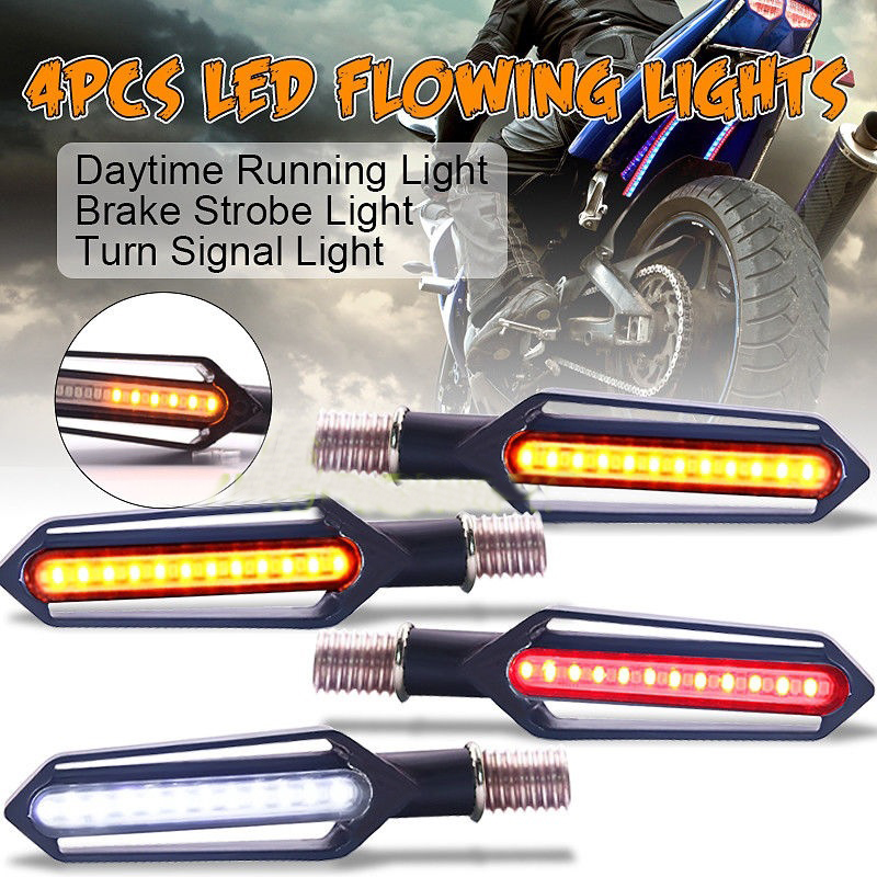 Motorcycle LED Turn Signals Li - Sos Light Strobe recension och pris