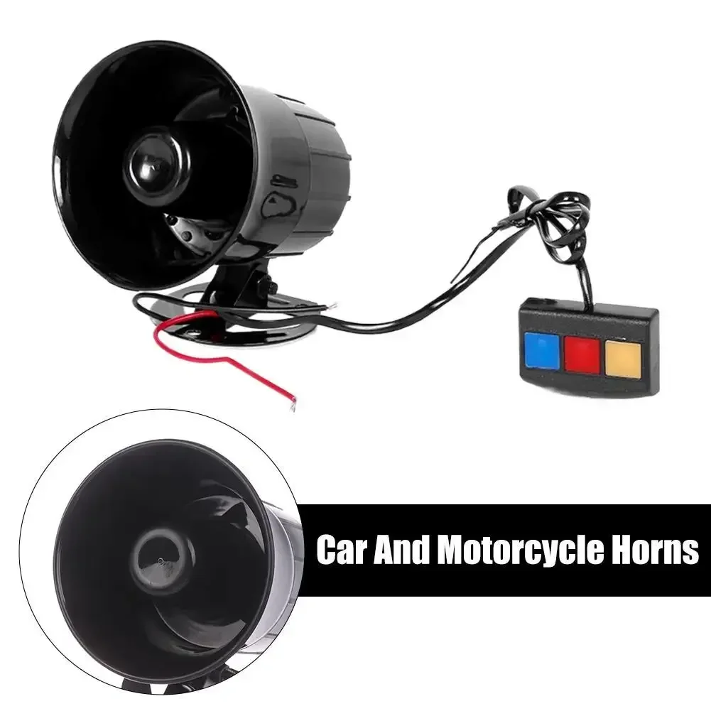 12V 3 Tone Sound Loud Car Horn - Emergency Whistle Loud recension och pris