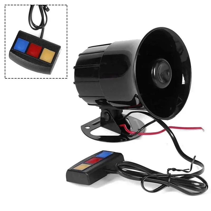12V 3 Tone Sound Loud Car Horn - Emergency Whistle Loud recension och pris