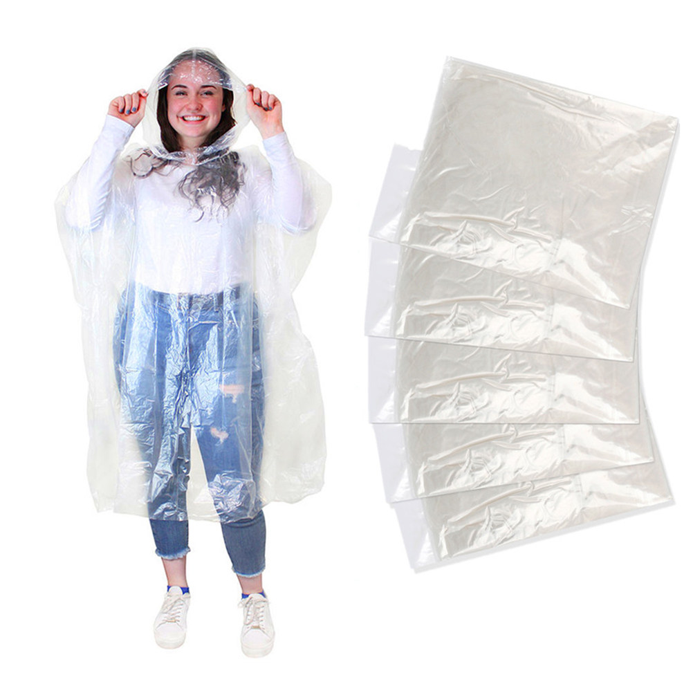 10Pcs Adult Disposable Raincoa - Emergency Poncho Rain recension och pris