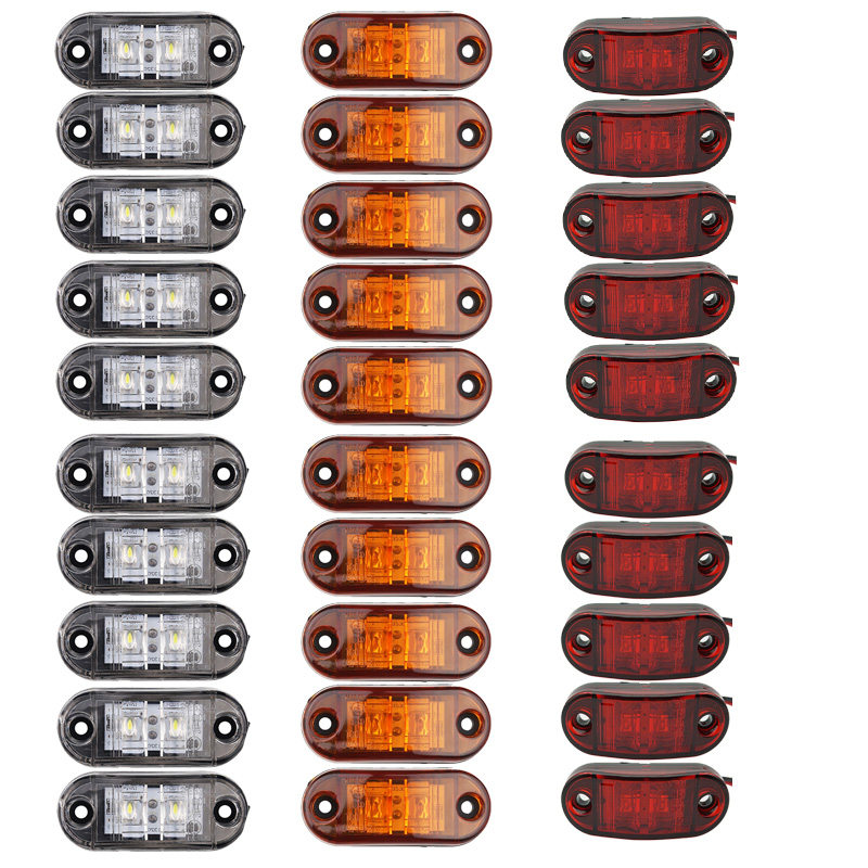 10PCS Warning Lights LEDs Diod - Signal Panel Orange recension och pris