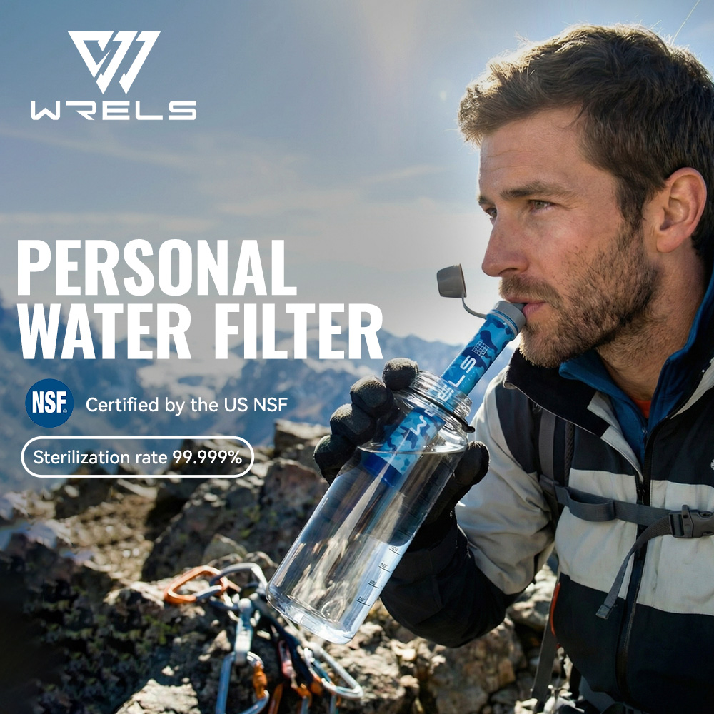WRELS Outdoor Portable Water F - Water Purification Straw recension och pris