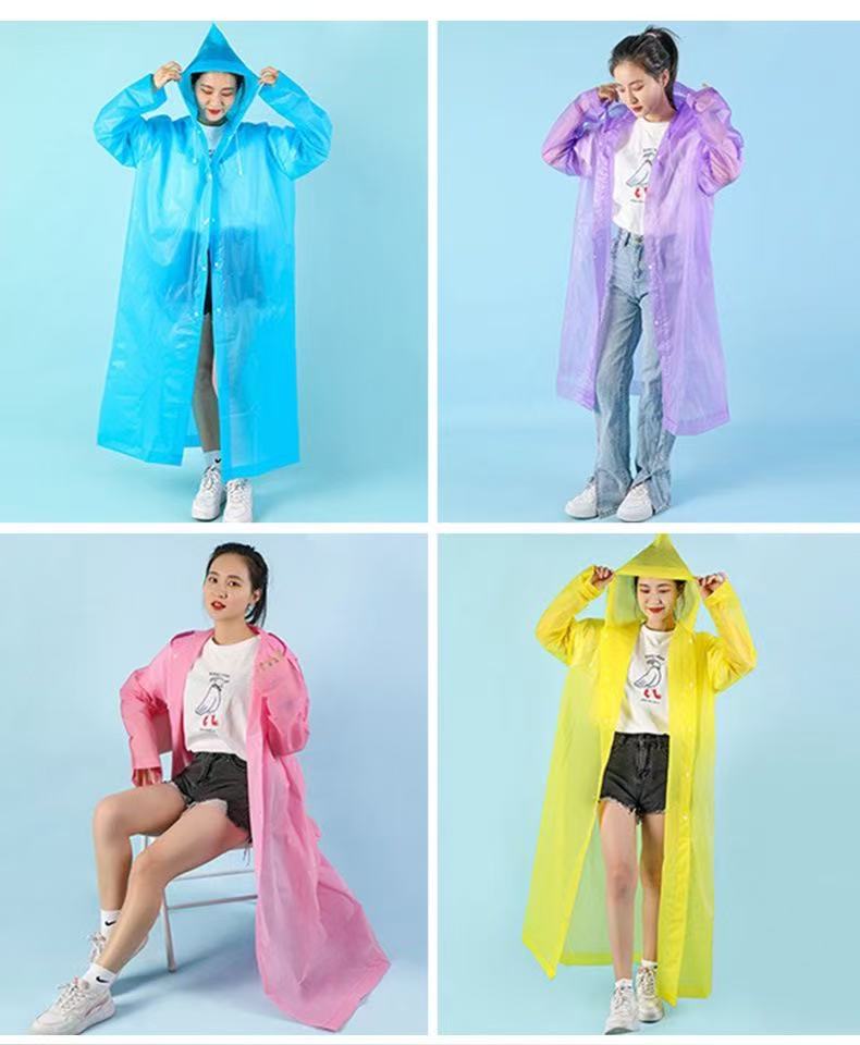 10Pcs Disposable Thick PE Rain - Emergency Poncho Rain recension och pris