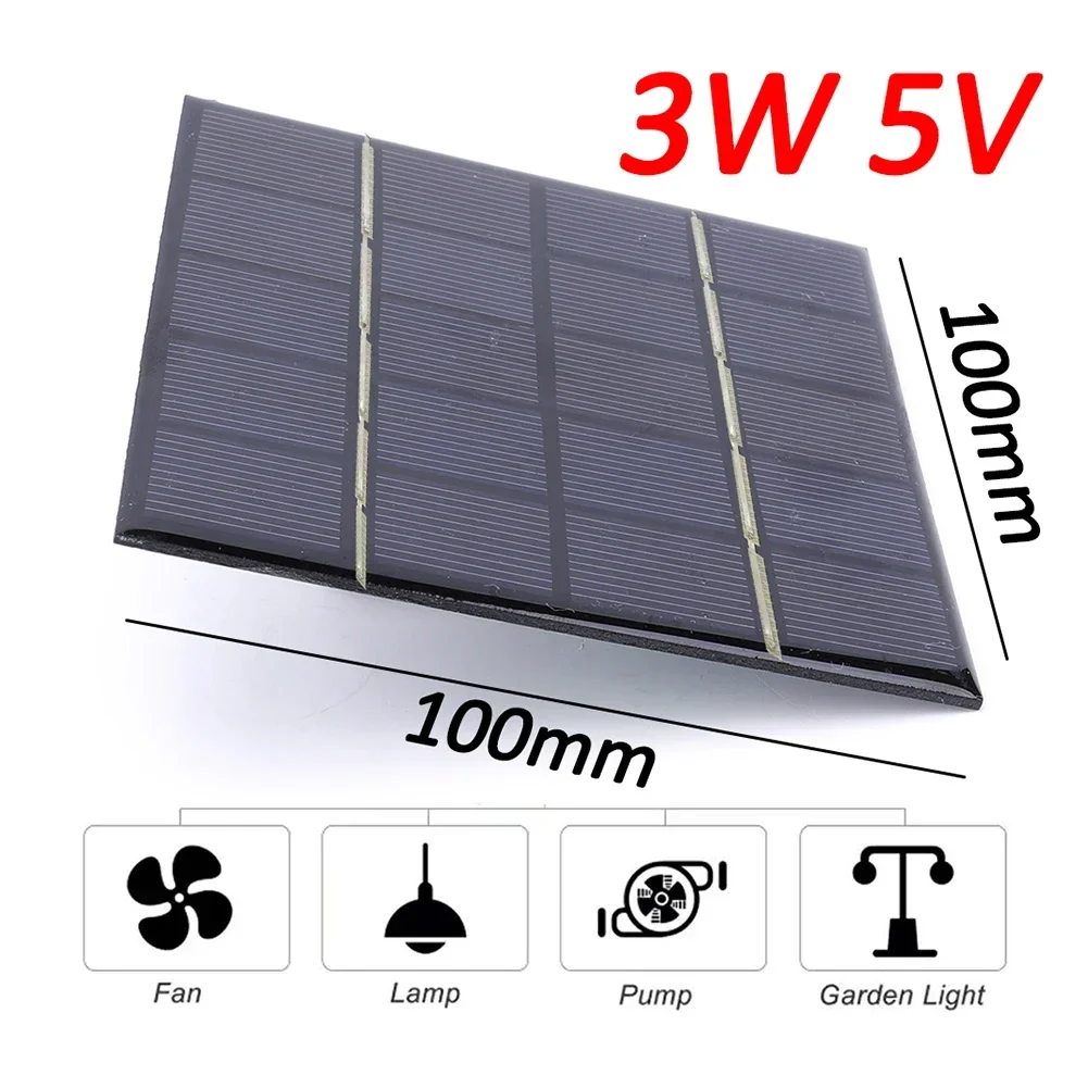 Solar Panel 3W 5V Solar Board  - Solar Emergency Charger recension och pris